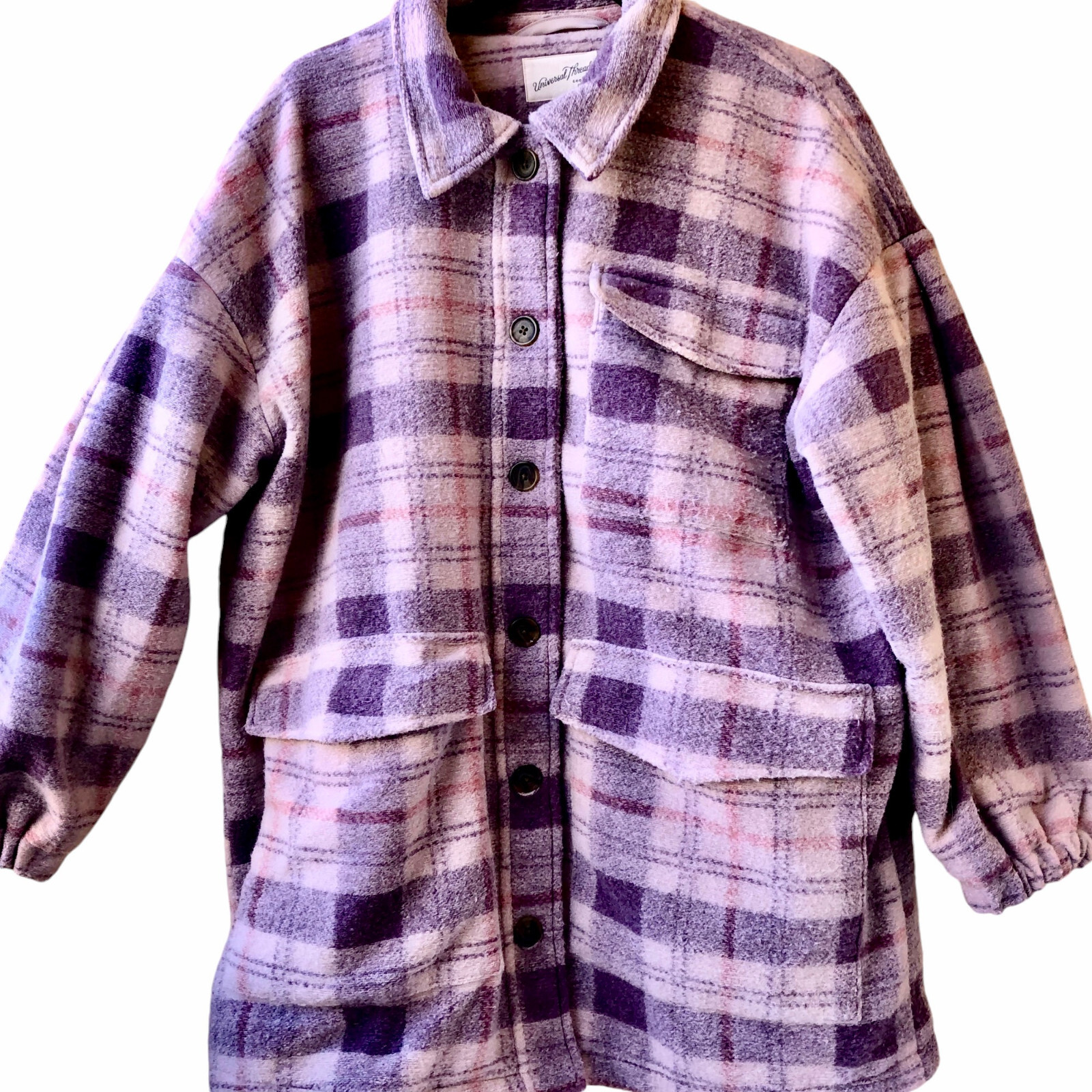 Universal Threads Oversized Jacket Shacket Button… - image 2