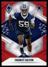 2021 Panini Phoenix Red Rookie 167/250 Chauncey Golston #185 JJ1