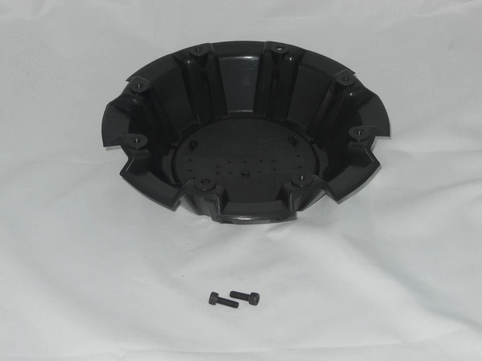 4 Pack - No Logo Replaces 3278 American Eagle Alloys Black Wheel Center Caps - Image 3 of 4