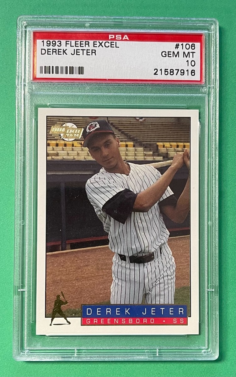 1993 FLEER EXCEL DEREK JETER #106 PSA 10 GEM MINT YANKEES