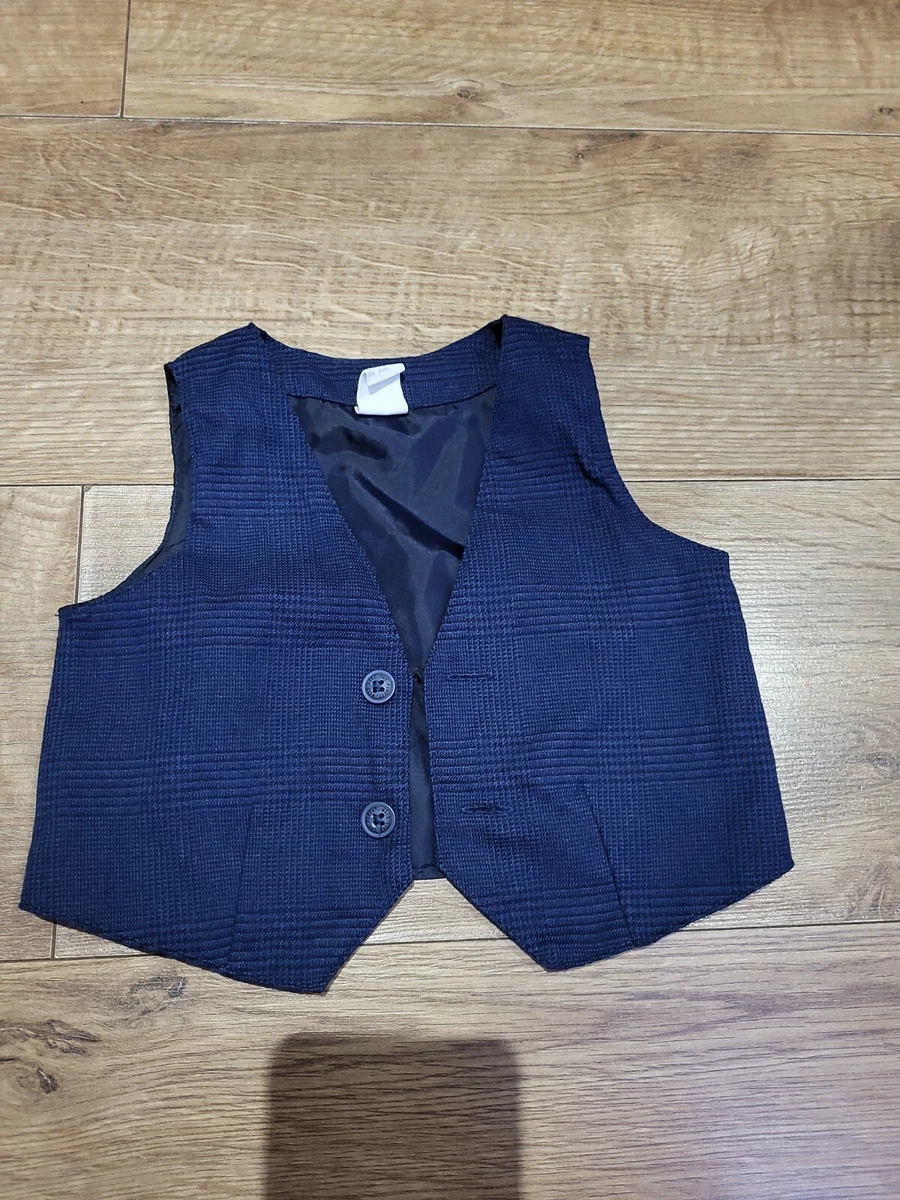 H M Boys Polyester Suit Waistcoat Size 6 Months eBay