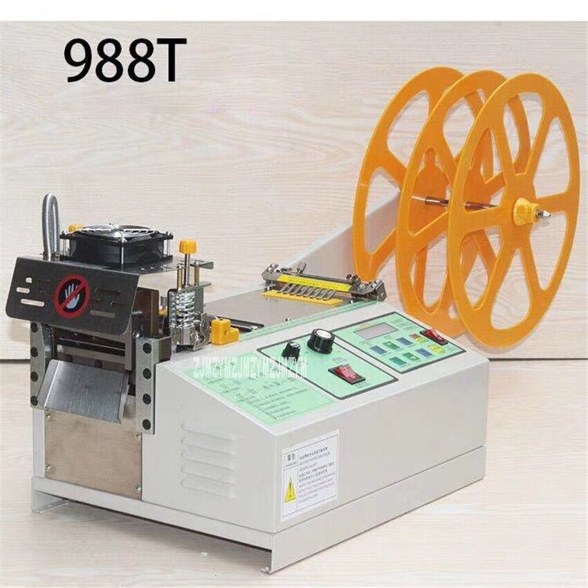 Cold Hot Dual Use Belt Cutting Machine Automatic Electric Ribbon Cutter