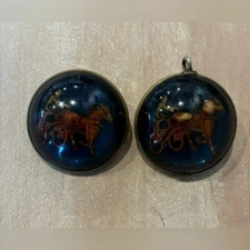 VINTAGE Matching Set of Horse Rosettes for Bridles