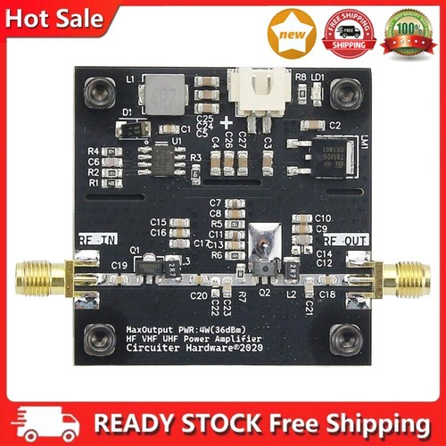 0.5-800MHz RF Power Amplifier HF VHF UHF Transmitter Power Amplifier Module