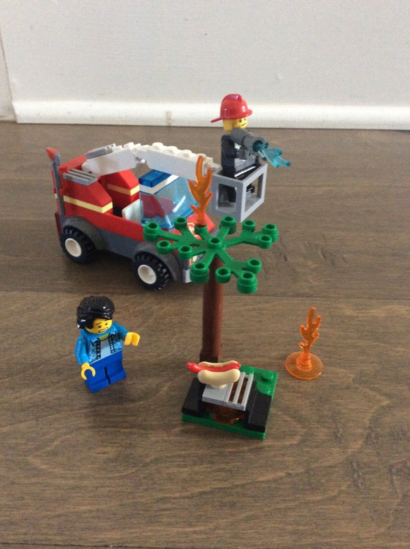LEGO City 60212 Fire Barbecue Burn Out w/ 2 Minifigures 2019 Retired