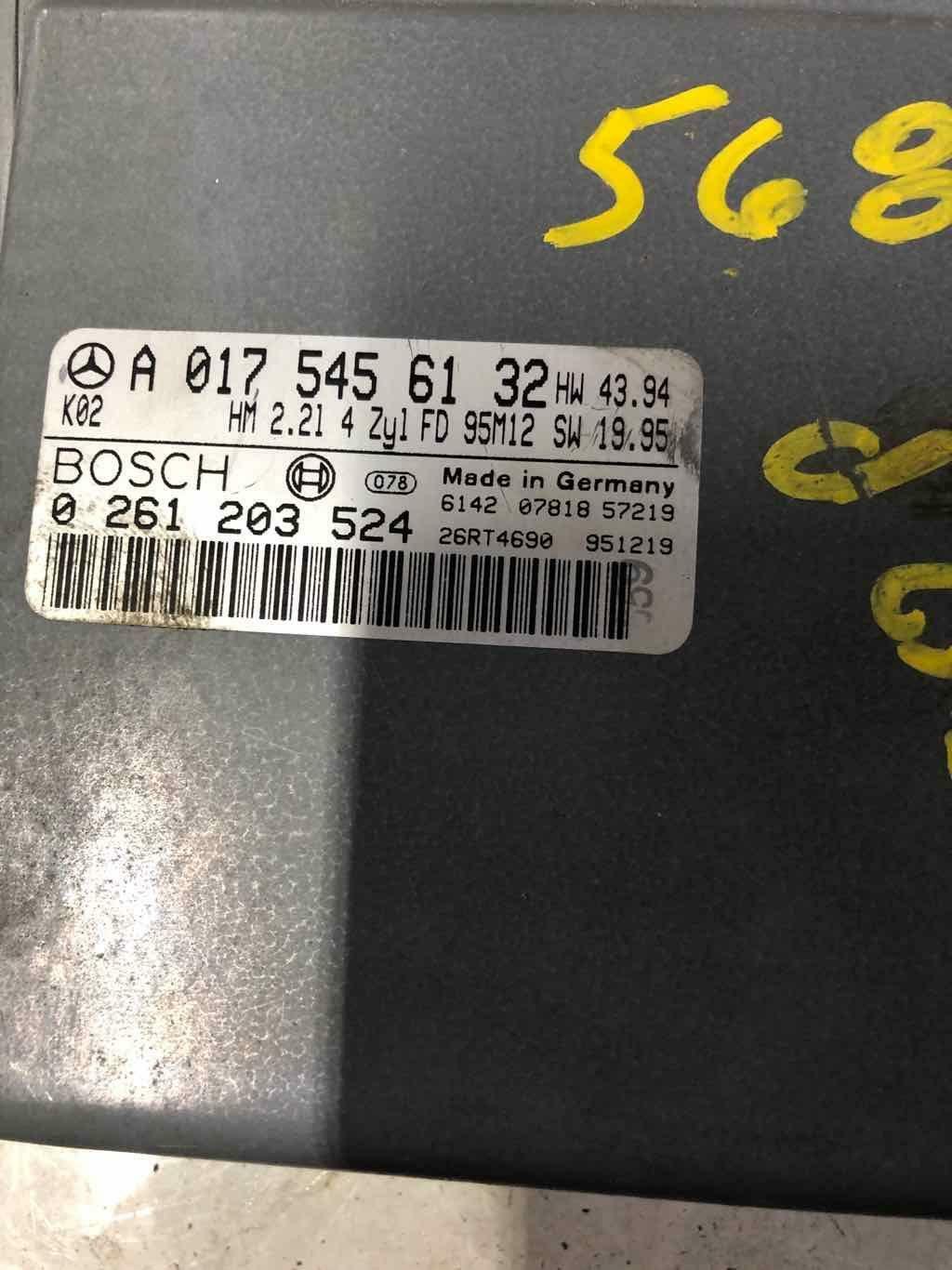 1995-96 MERCEDES C-CLASS CONTROL MODULE # 0175456132 , 261203524 