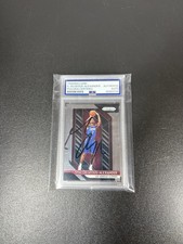 Shai Gilgeous-Alexander 2018 Prizm Rookie Card Signed Auto PSA Authentic #184. rookie card picture