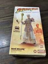 NEW Indiana Jones Adventure Series Rene Belloq Ceremonial 6  Figure -DAMAGED BOX