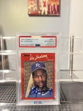 1990 Donruss - Bonus Autograph Mvp Bo Jackson #BC-1 Period After INC on Back
