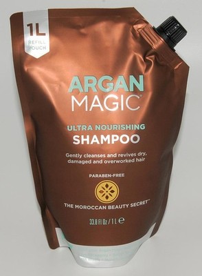 Argan Magic ~ Ultra Nourishing Shampoo w/ Argan Oil 33.8 fl oz Hydrate Shine NEW