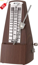 Mechanical Metronome Wood Grain Loud High-Precision Piano Guitar Violin Drum -US