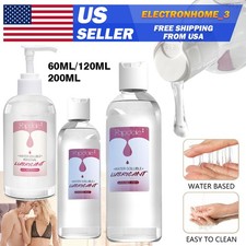 Smooth Slick Sex Lube for-Women Men-Moisturizer SAFE Water-Based Toy Lubricant