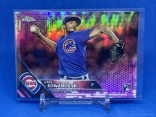 2016 Topps Chrome Pink Refractor Carl Edwards Jr #85 RC Chicago Cubs
