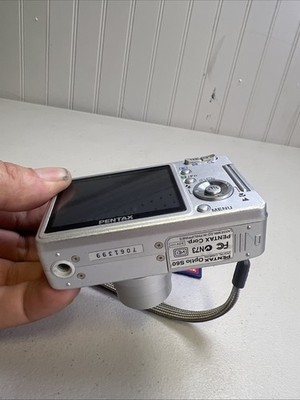 Pentax Optio S60 6.0MP Digital Camera - New Battery-SD Card-Tested