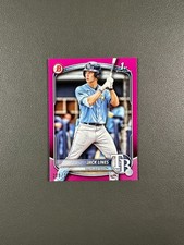 2025 Bowman Draft Jack Lines /399 Pink 1ST #BP-64 FXX