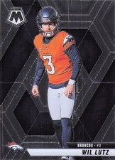 2025 PANINI MOSAIC FOOTBALL WIL LUTZ #151 BRONCOS
