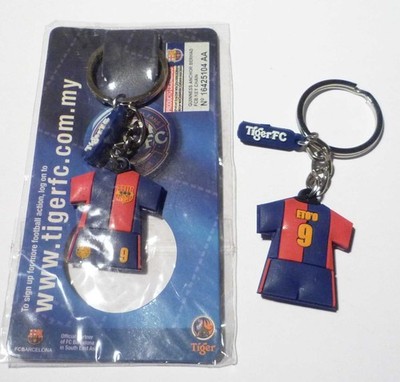 BARCELONA Keychain SAMUEL ETO'O Ring TIGER BEER MALAYSIA 2006 Champions League