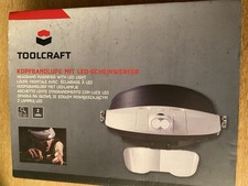 TOOLCRAFT Kopflupe mit LED-Scheinwerfer Neu und Originalverpackt