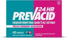 Prevacid 24HR Heartburn Relief, Lansoprazole Acid Reducer, 15 mg, 42 Ct, 01/26