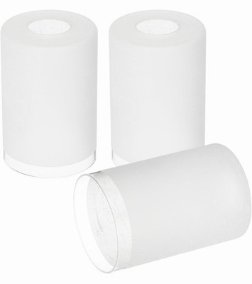 PATIKIL 6x4 White Linen Glass Lamp Shades 3pcs, 1-5/8  Fitter Replacement