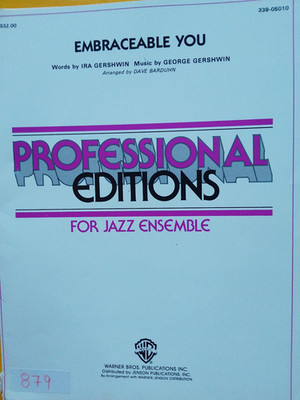 EMBRACEABLE YOU - Jazz Ensemble - Big Band Notensatz  (ohne Conductor) Gershwin