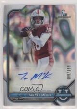 2021 Bowman U Chrome Prospect Lava Refractor /199 Tanner McKee #BCPA-TM Auto g1z