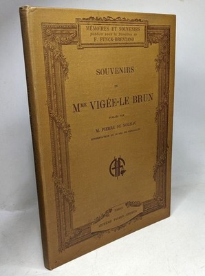 Souvenirs von Frau Louise-Elisabeth Vigee-Le Brun; Notizen und Porträts
