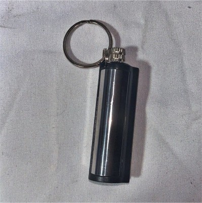 Silver Metal Permanent Match Fire Starter Keychain for Camping Hiking