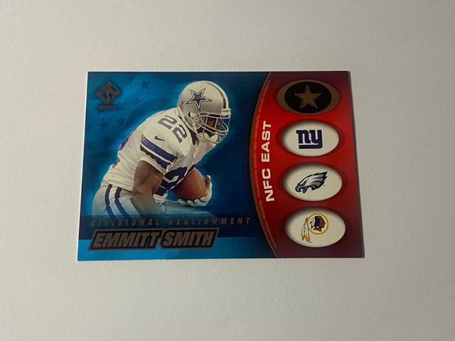 2002 Pacific Private Stock Reserve Divisional Realignment Emmitt Smith