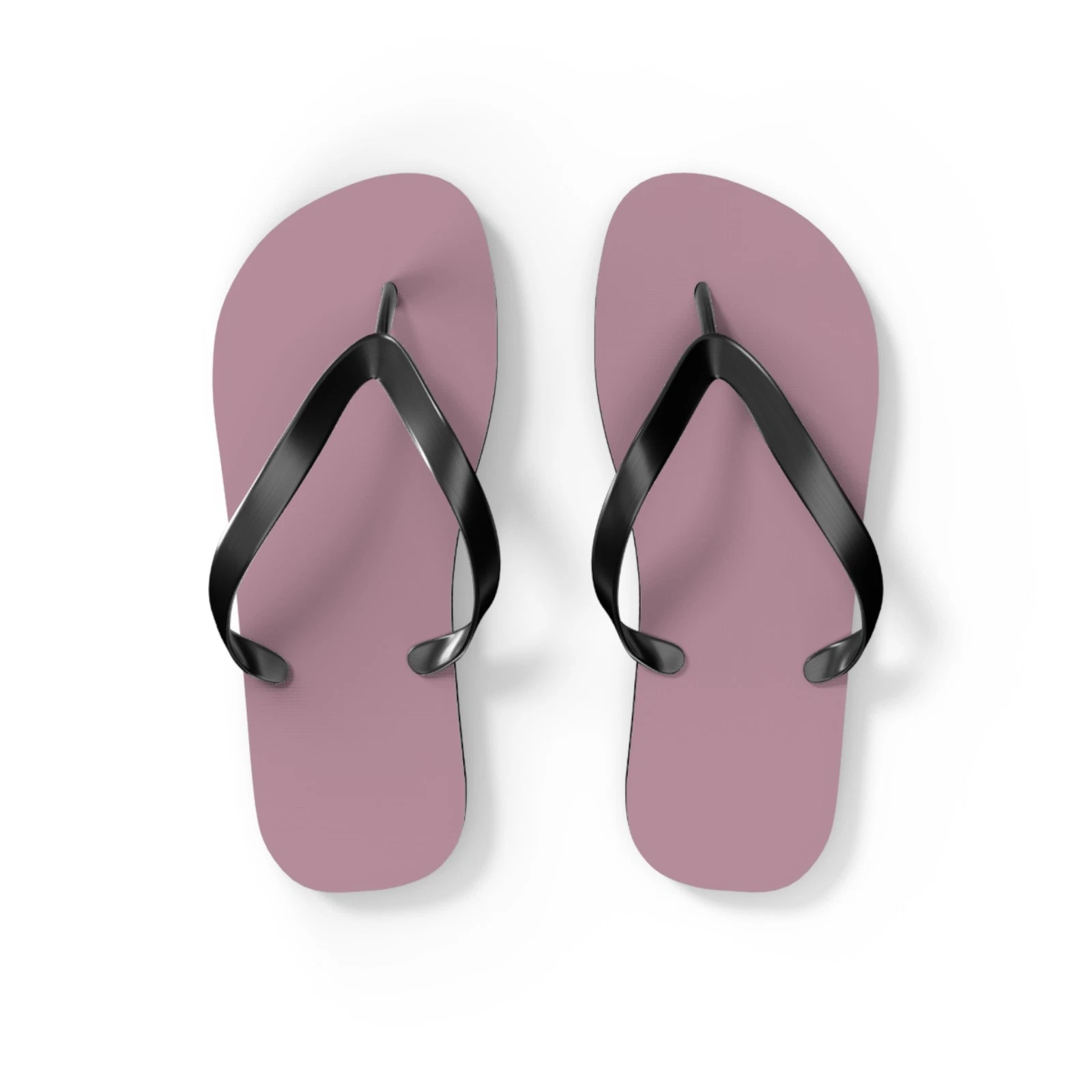 Dark Pink Flip Flops Mens Womens Soft Cushioned Summer Sandals