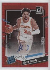 2023 Donruss Rated Rookie Choice Red Signatures 32/99 Seth Lundy #294 Auto 1al3