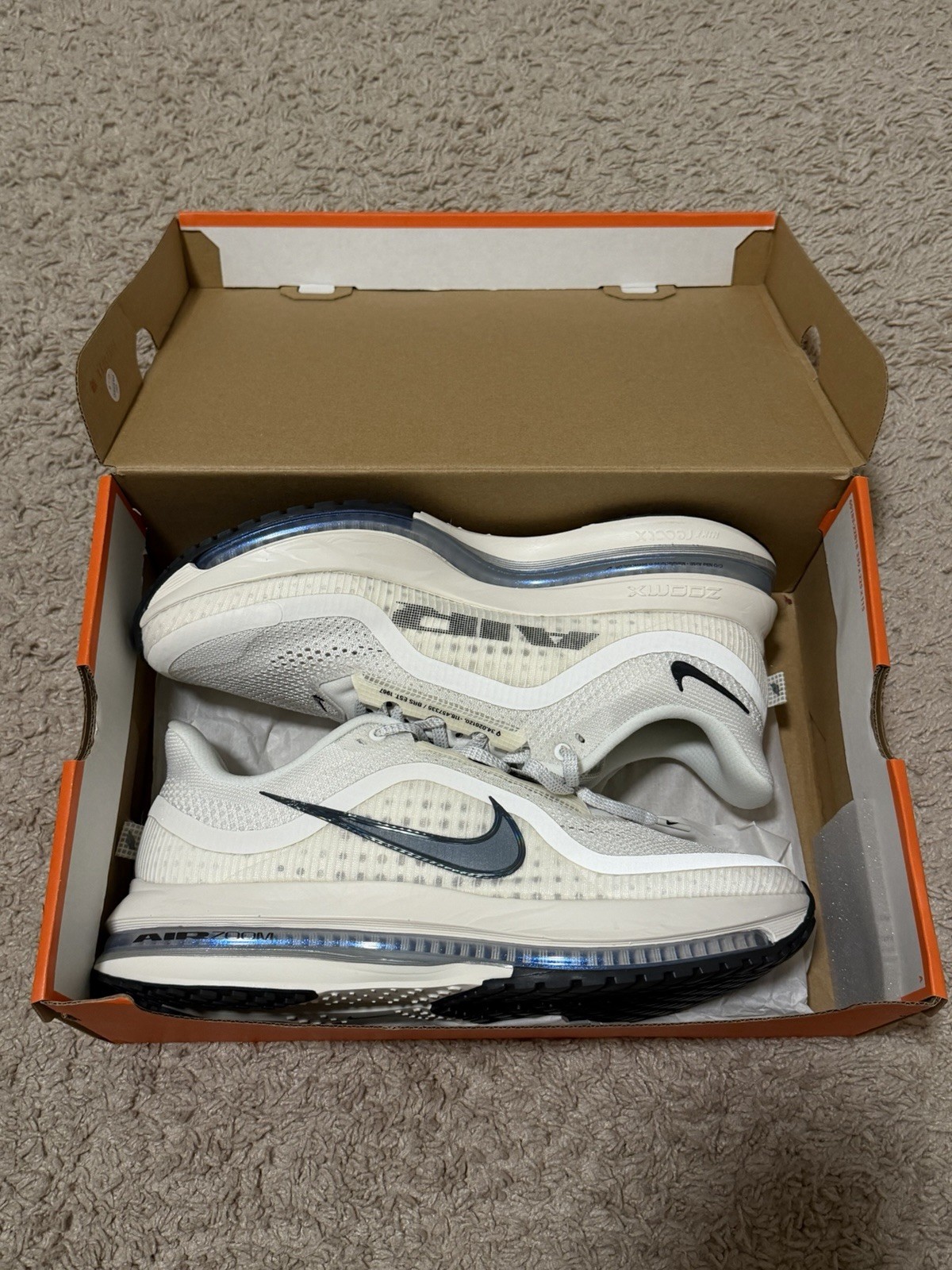 Nike Pegasus Premium Women's Mesh Sneakers Sail Off Noir HQ2593-106 thumbnail 2