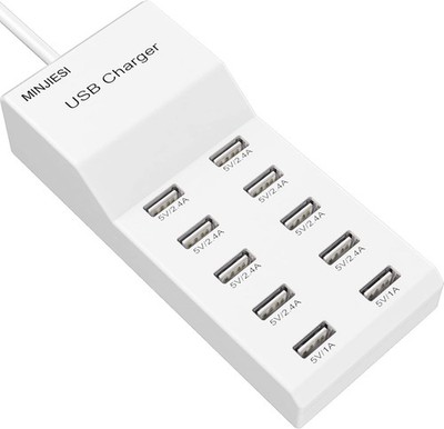 USB Charging Stations 50w10A 10 Ports Multiple Charging Block/Power USB Strip fo