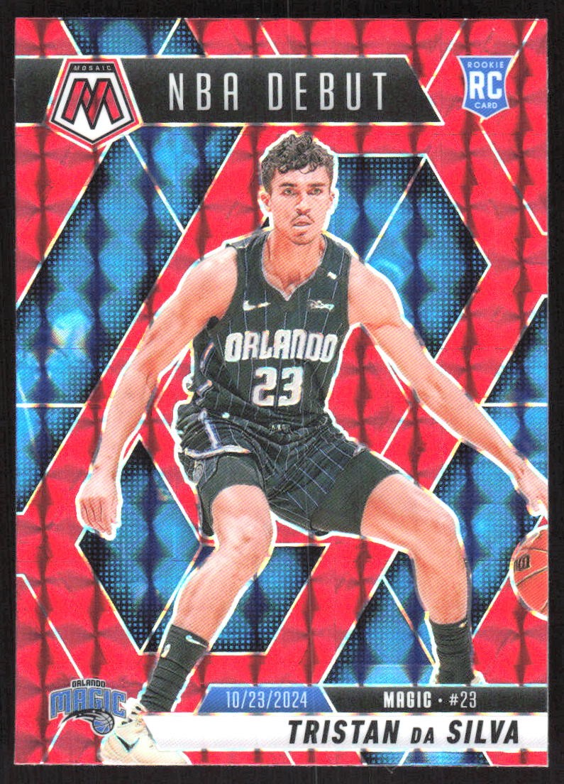 4236J 2024-25 Panini Mosaic #266 Tristan da Silva Red Mosaic