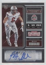 2018 Panini Contenders Draft Picks College Bowl Ticket /99 Sam Hubbard Auto 05u8