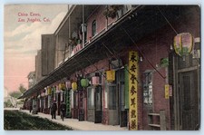 1907 Chinatown Lanterns Los Angeles California CA Posted Antique Postcard