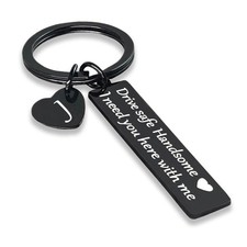 Drive Safe Keychain for Him  I Need You Here With Me Keychain Birthday Valen...