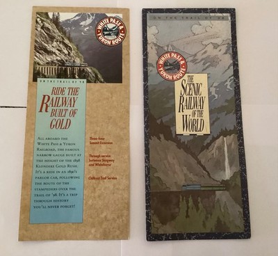White Pass & Yukon Route The Scenic Railway Alaska 1998 Brochure Guide N9