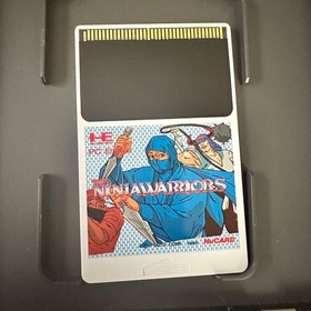 Ninja Warriors PC Engine HuCard Used Tested Japanese ver with Case