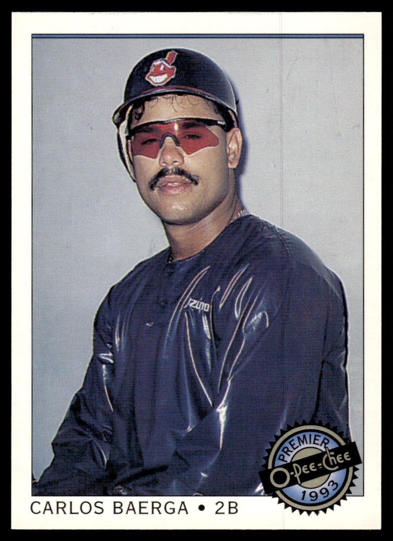 1993 O-Pee-Chee Premier Carlos Baerga Cleveland Indians #51