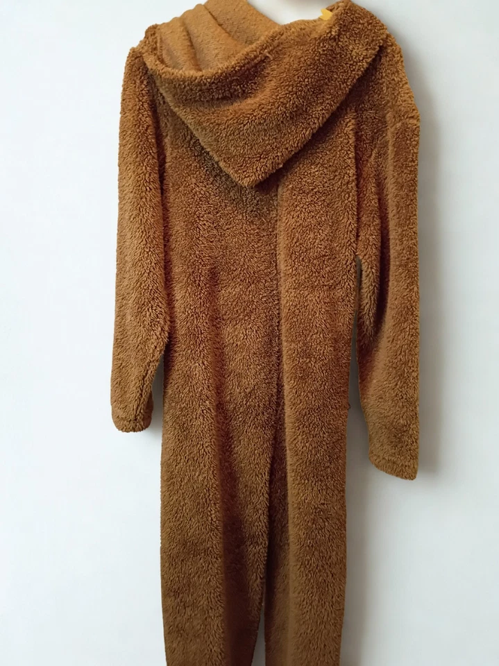 Fantasia pijama Star Wars Chewie Chewbaca adulto zíper frontal com capuz tamanho M - Imagem 2 de 4