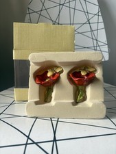 Vintage Villeroy Boch Flower Friends Ceramic Hanging Ornament Butterfly (g1)