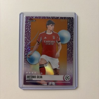 Antonio Silva /20 Orange Uncommon - 2025-26 Topps Finest UCC - SL Benfica
