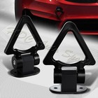 Voiture SUV universel noir triangle piste style course crochet de remorquage look décoration JDM