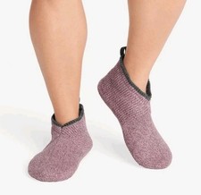 Bombas Womens The Gripper Slipper Mauve Pink Lined Size Small