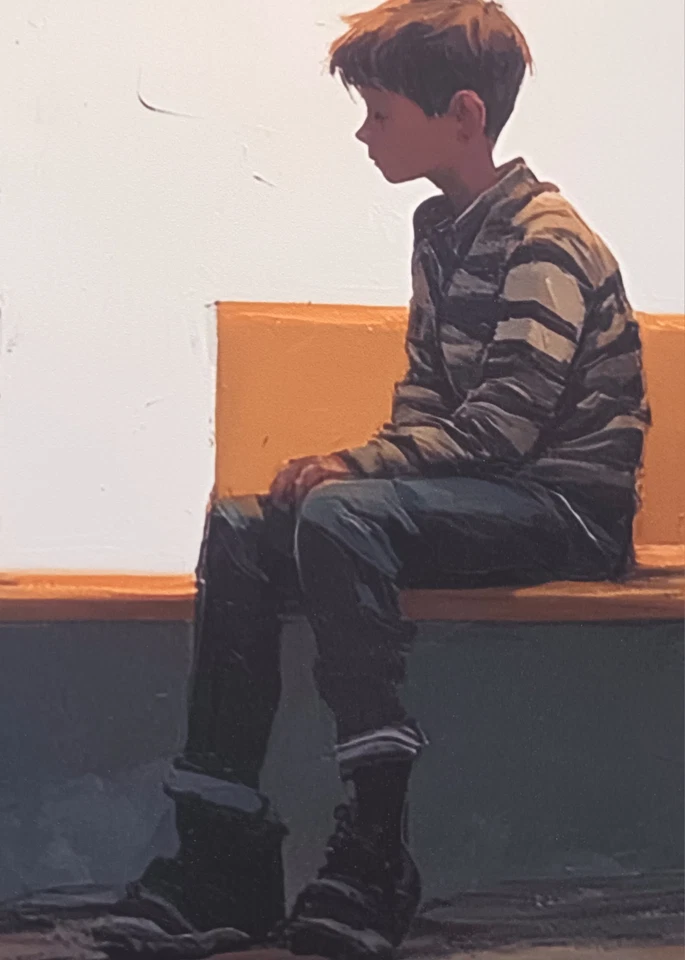 "framed RUNAWAY COMPANIONS" modern-portrait, Still Life MED - 45x61 Cm Framed.  - Image 4 of 4