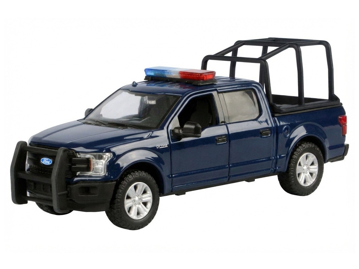 2019 FORD F-150 LARIAT W/CAGE DARK BLUE LIGHTS & SOUNDS 1/24-1/27