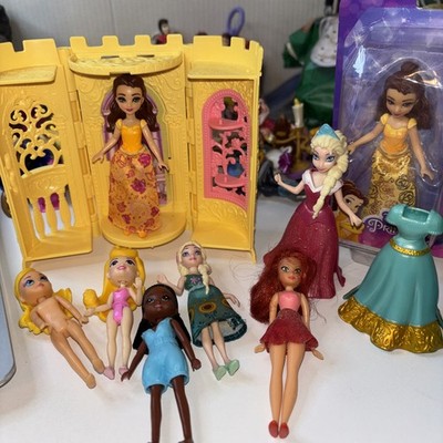 Disney AND Other Characters Polly Pocket Size Lot Of 11 pieces clippies