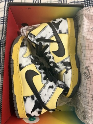 Nike Dunk 1985 High Yellow Acid Wash