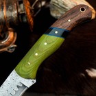 8.7" D2  EDC Damascus Hunting Fix Blade Knife Full Tang Hybrid Handle + Sheath — photo 9